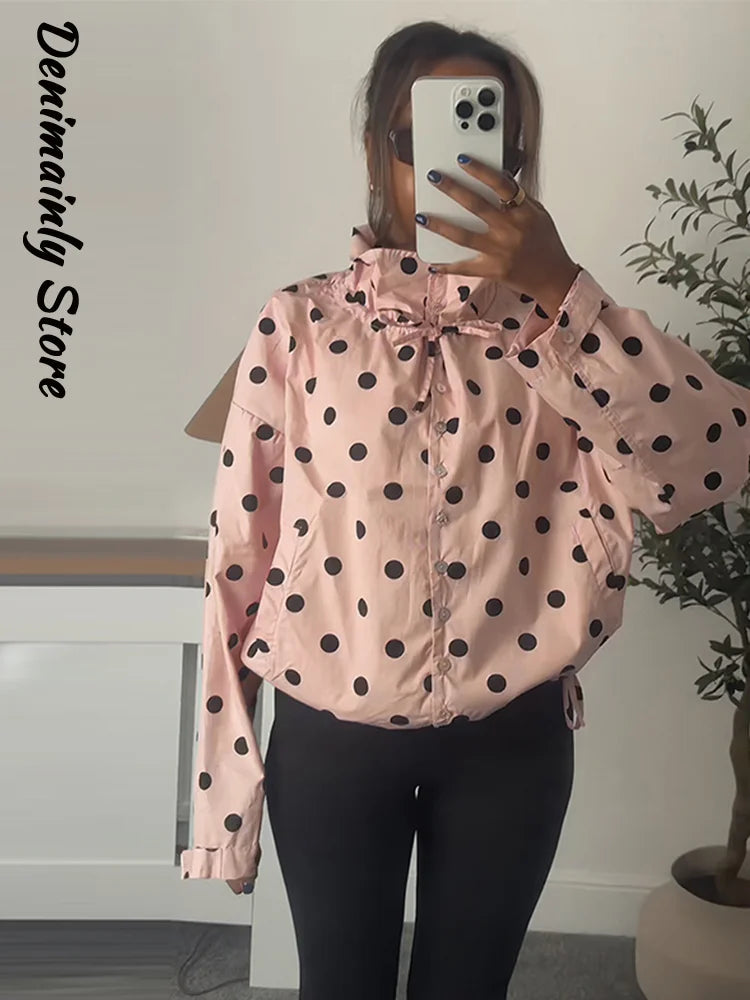 Rosé Polka Dot Jacket