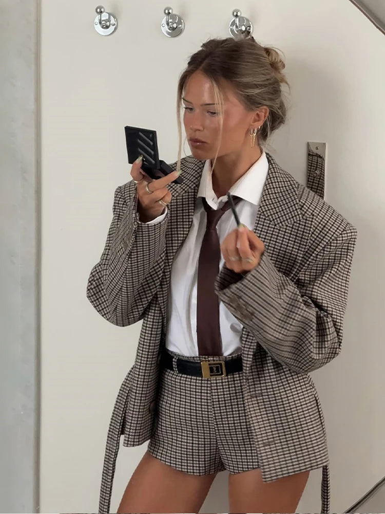 Cambridge Checked Blazer Set