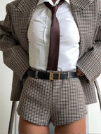 Cambridge Checked Blazer Set