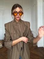 Vienna Pinstripe Blazer