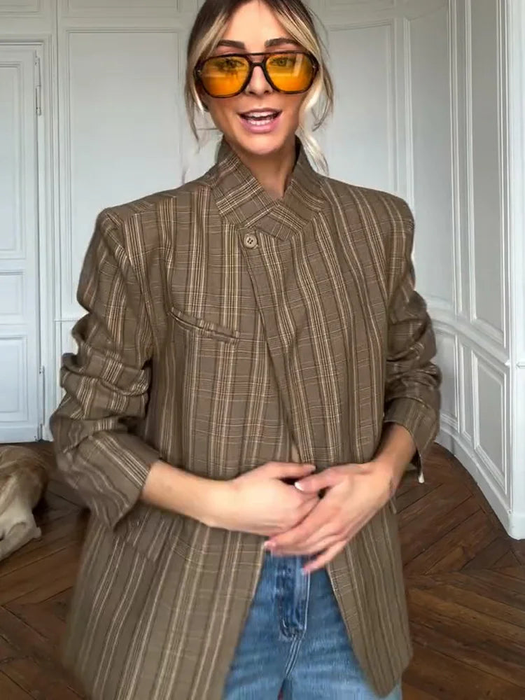 Vienna Pinstripe Blazer