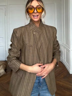 Vienna Pinstripe Blazer