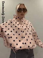 Rosé Polka Dot Jacket