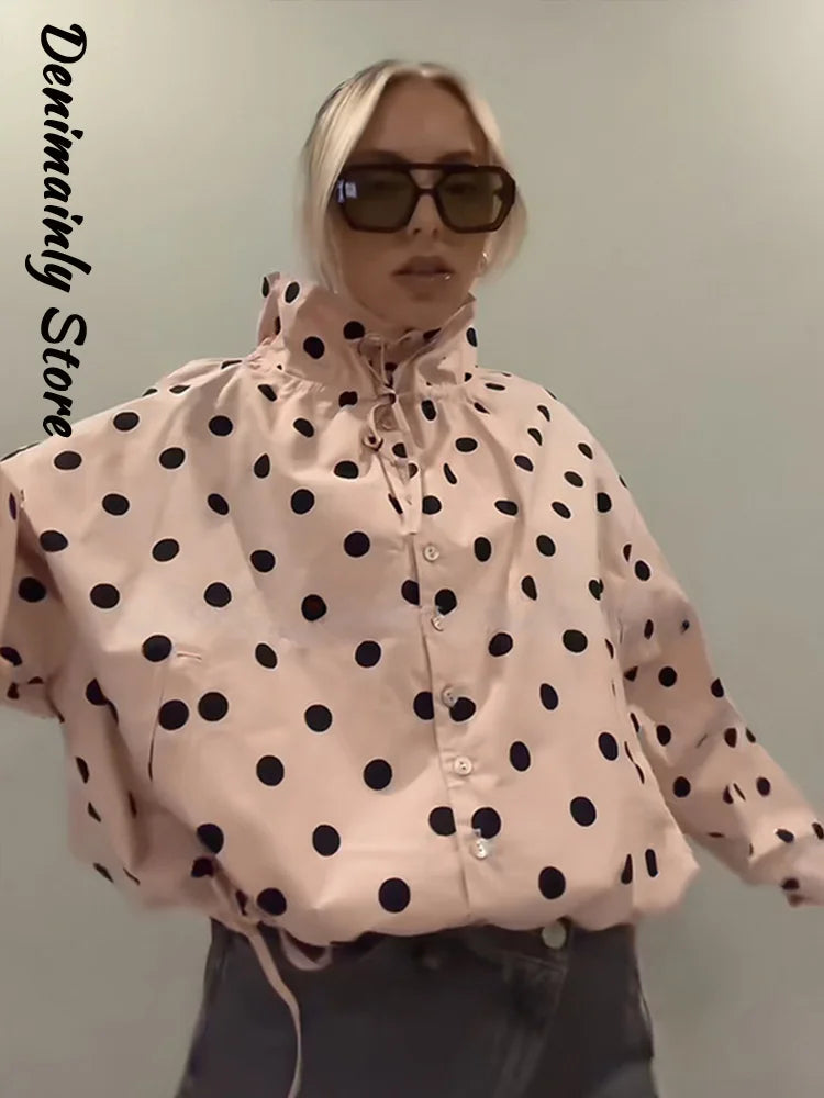 Rosé Polka Dot Jacket