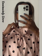 Rosé Polka Dot Jacket