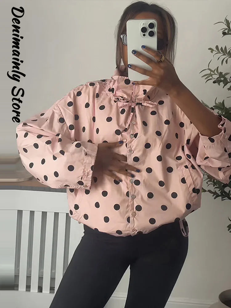 Rosé Polka Dot Jacket